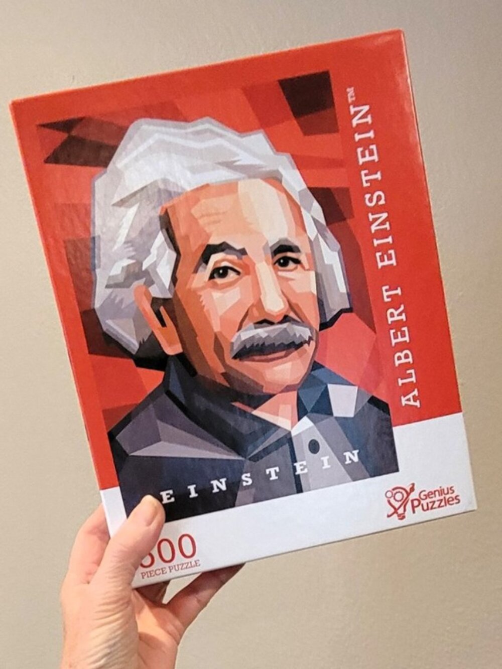 ALBERT EINSTEIN by Genius Puzzles JIGSAW PUZZLE 500 pieces